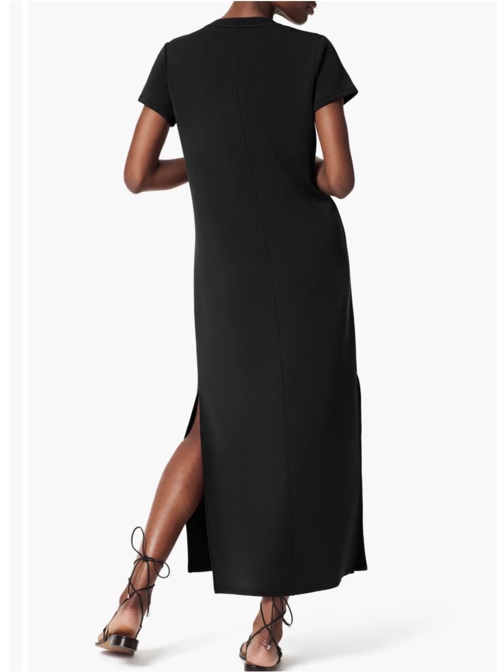 Spanx AirEssentials Side Slit Maxi Dress size Medium - Picture 3 of 10